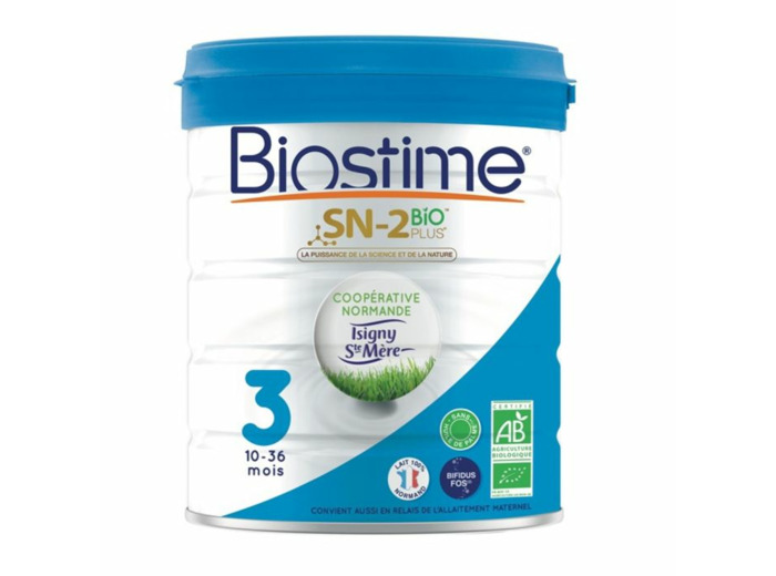 Lait en poudre SN-2 Bio Plus 3eme age 800g de 10 a 36 mois Biostime