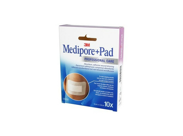 MEDIPORE PAD PANS S5X7.2 10 T