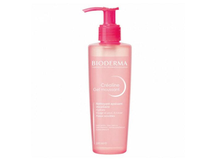 Gel Moussant doux 200ml Crealine Peaux sensibles Bioderma