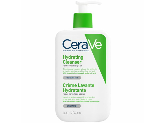 Creme Lavante Hydratante Visage Et Corps Peaux Normales A Seches 473ml Cleanse Corps Cerave