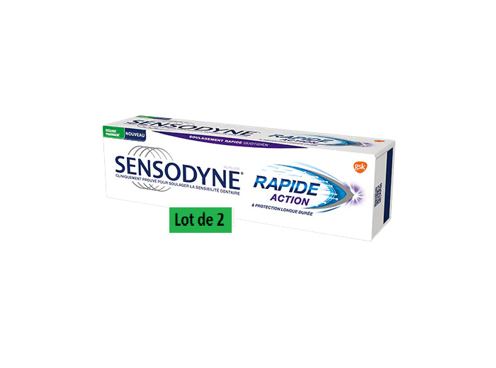SENSODYNE DENT RAPIDE X2