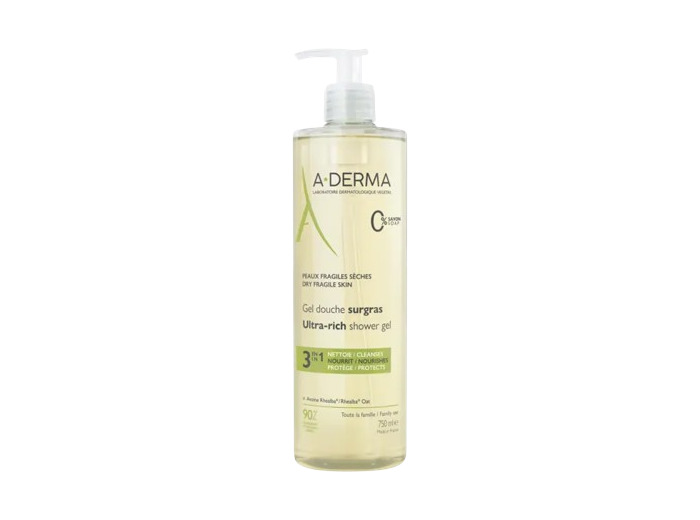 A-DERMA GEL DOUCHE SURGRAS 750ML