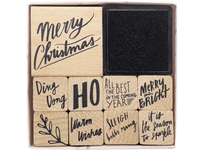 Lot de tampons Jolly Christmas - Rico Design