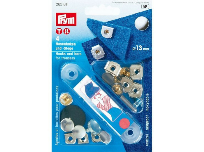 Agrafes et barrettes pour pantalon Prym