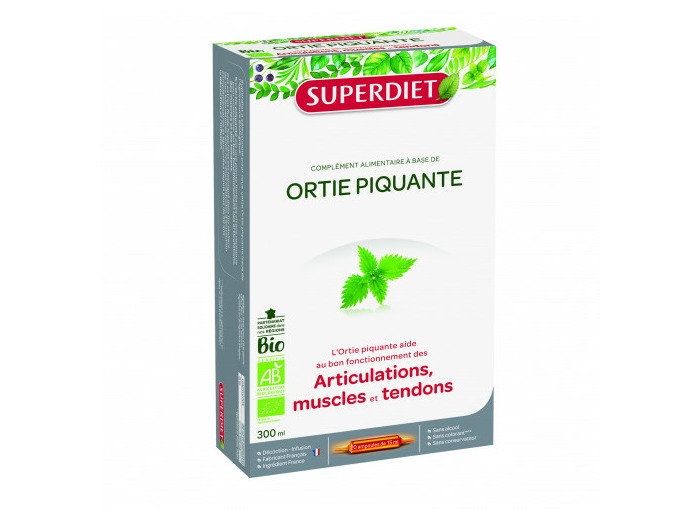 Ortie Piquante Bio Articulations 20 Ampoules Superdiet