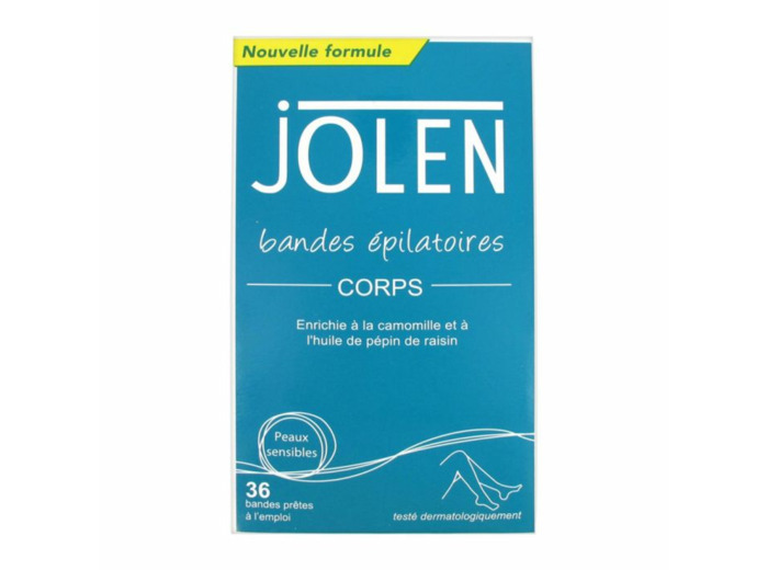Bandes Epilatoires Jambes Boites X 36 Jolen