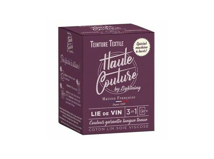 Teinture Haute couture lie de vin