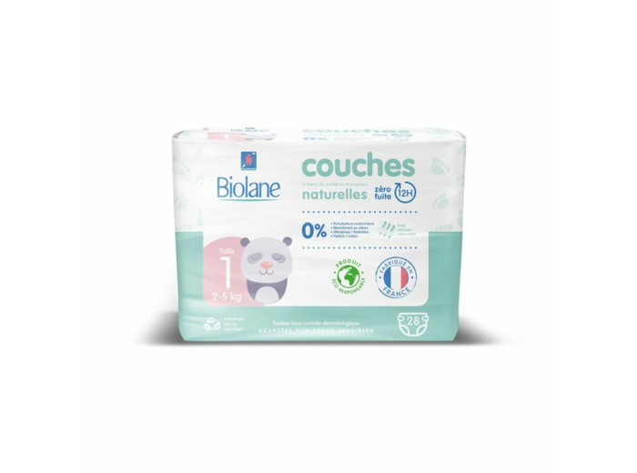 BIOLANE COUCHES ECOLOGIQUES T1 X28