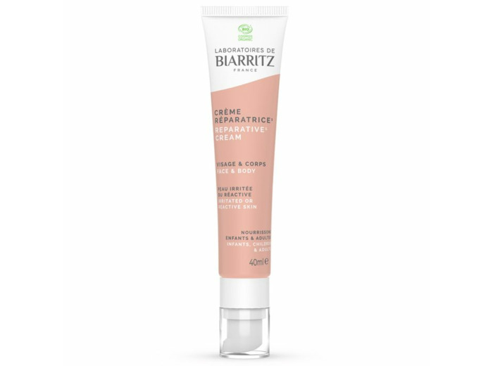 Crème Réparatrice Bio 40ml Soins Réparateurs Peaux irritées ou réactives Laboratoires De Biarritz