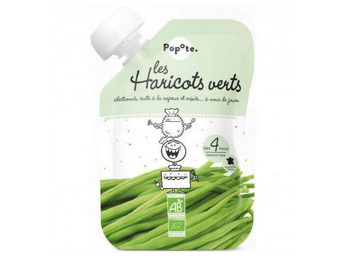 POPOTE GOURDE HARICOT VERT BIO 120G