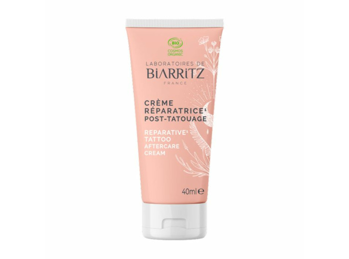 Crème réparatrice Bio Répare et hydrate 40ml Post-Tatouage Laboratoires De Biarritz