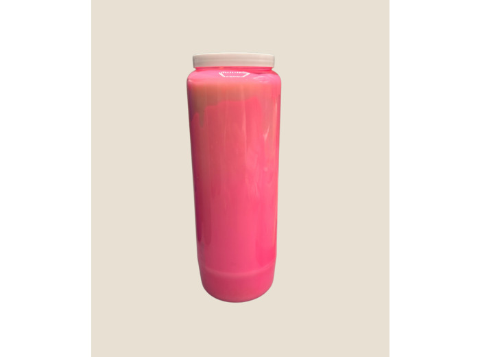 BOUGIE DE NEUVAINE ROSE
