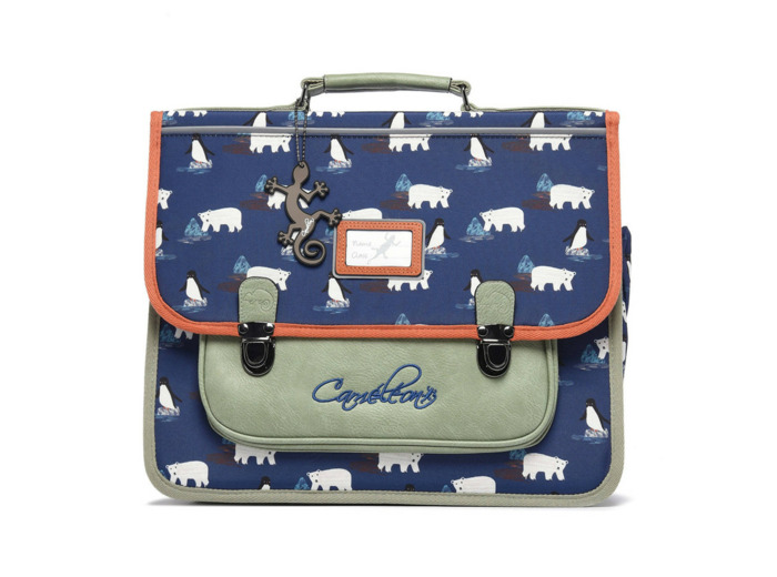 Caméléon Rétro Cartable 38cm Navy Antarctic