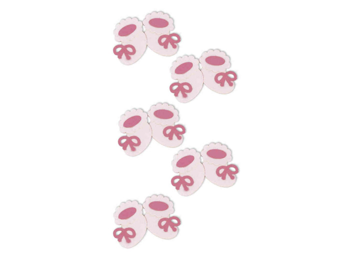 Stickers 3D "Chaussons roses"