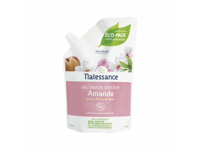 NATESSANCE BIO GEL DCHE AMANDE 650ML