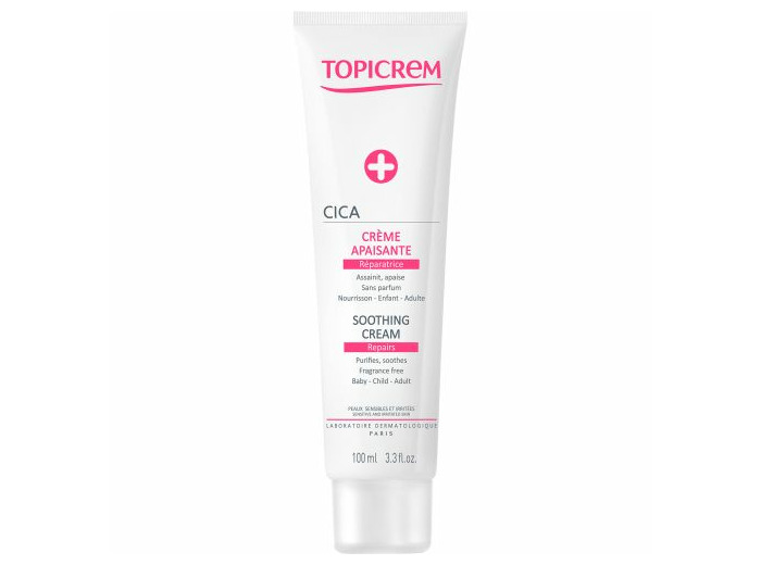 Creme Apaisante Réparatrice 100ml Cica Peaux Irritees Topicrem