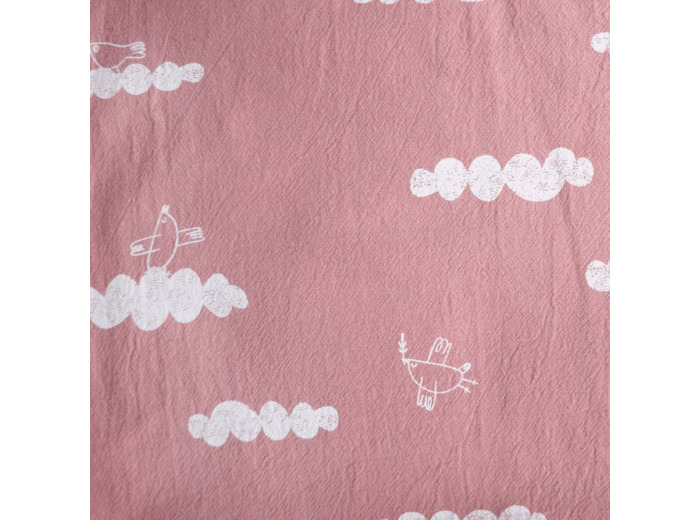 Tissu coton rustique - Peace Maker Pink, Katia Fabrics