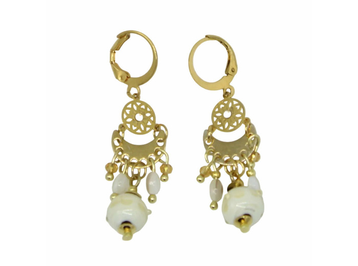 Boucles d'oreilles pampilles DUNE