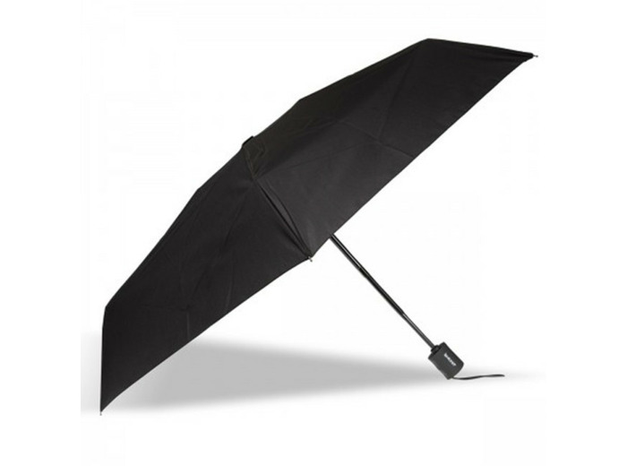 Isotoner Parapluie Plat Pliant Automatique X-TRA SEC Noir