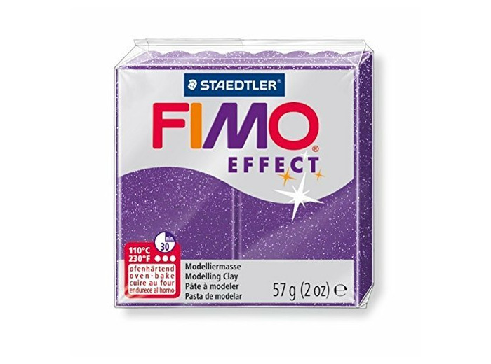 Pâte à modeler "Fimo Effect" - Lilas glitter