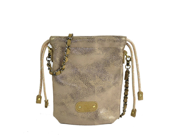 Mila Louise Mai PG2 Sac Pochette Toile Fantaisie Bronze