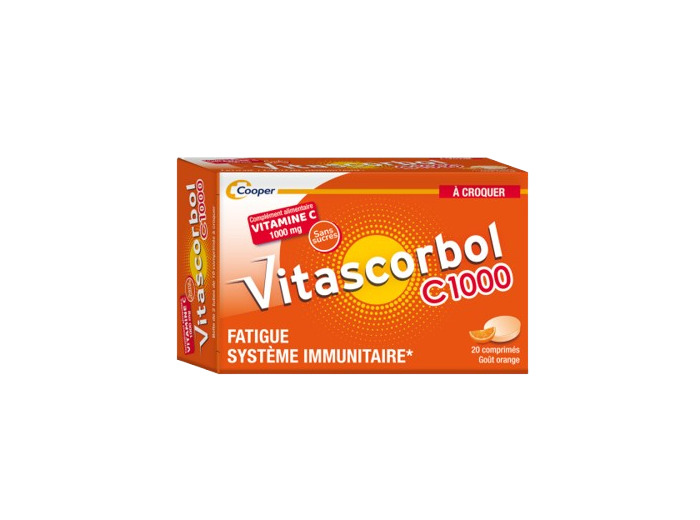VITASCORBOL C1000 A CROQ 20CPR