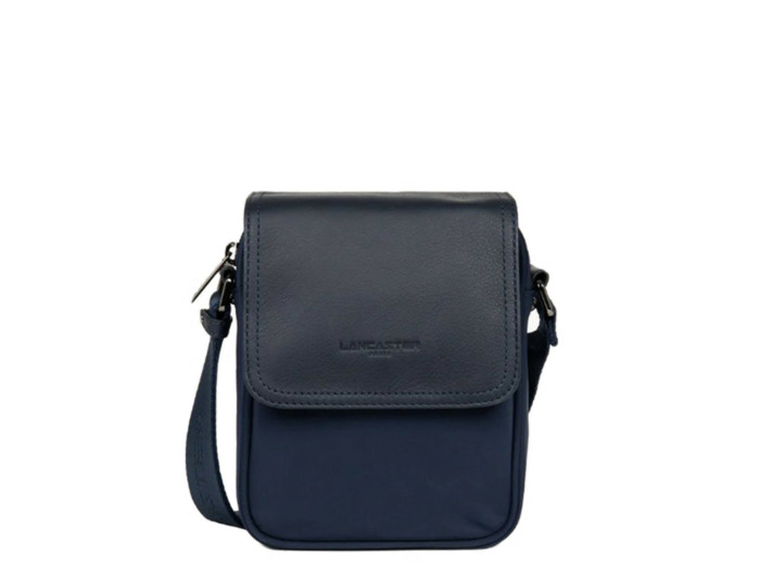 Lancaster Basic Sport Men's Sac Porté Travers 304-12 Bleu Foncé