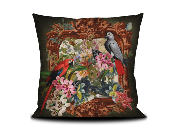 Coussin Les Perroquets
