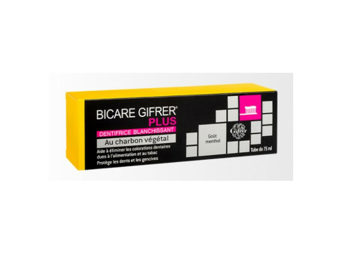 BICARE DENT CHARB 75ML