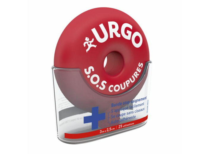 Sos Coupures Bande Stop Saignement 3m x 2,5cm Urgo