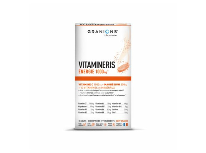 Vitamineris Energie 1000mg 30 comprimés Granions