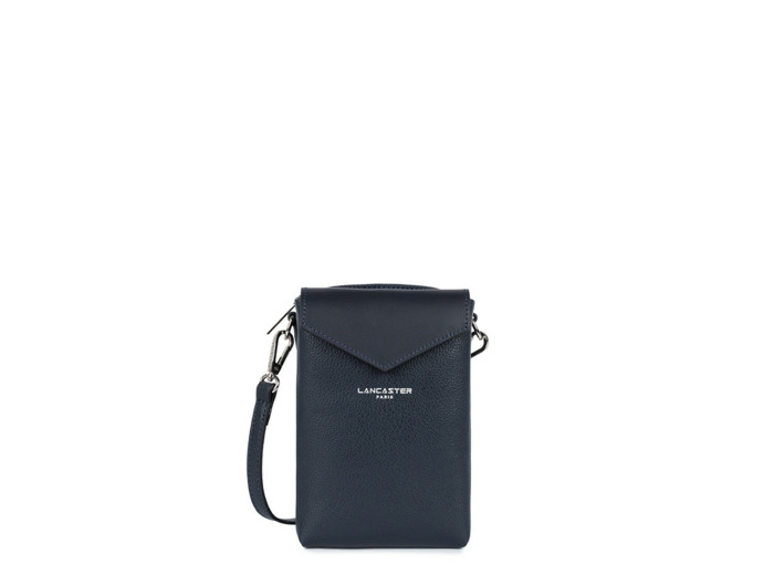 Lancaster Maya Pochette Smartphone Cuir 517-86 Bleu Foncé