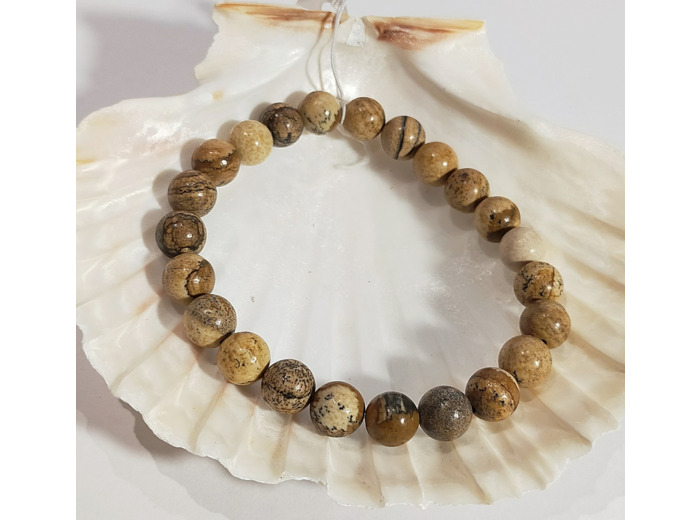 Agate marron naturel