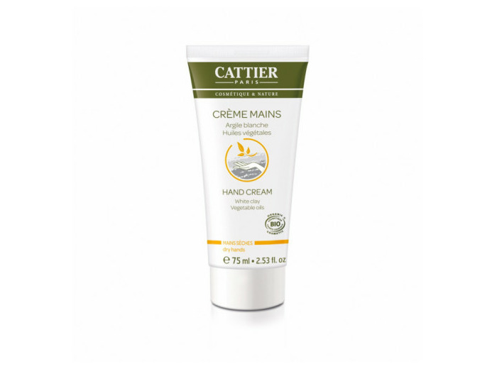 CATTIER CR MAINS ARGIL BLA 75ML