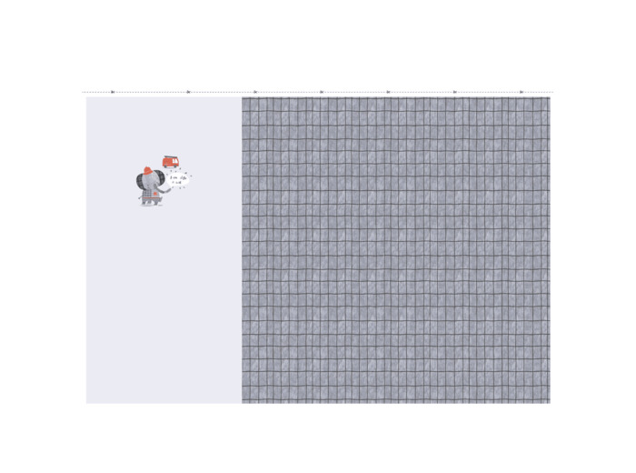 Coupon Tissu Panel Firefighter, Katia fabrics