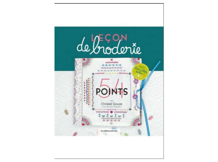 Leçon de broderie Christel Gouze Elbaz