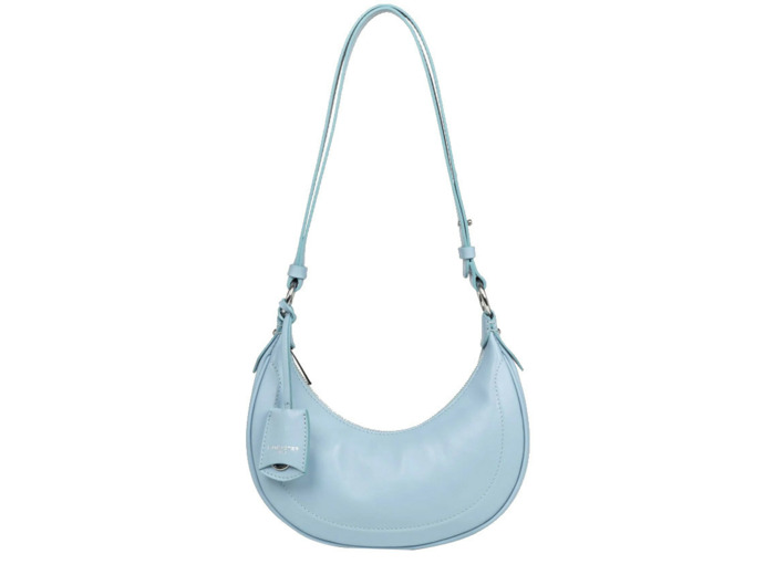 Lancaster Noholita Day Sac Hobo cuir 480-037 Bleu ciel