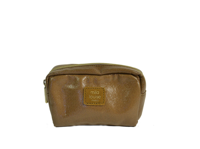 Mila Louise Pie LX1 Porte-Monnaie irisé Ocre