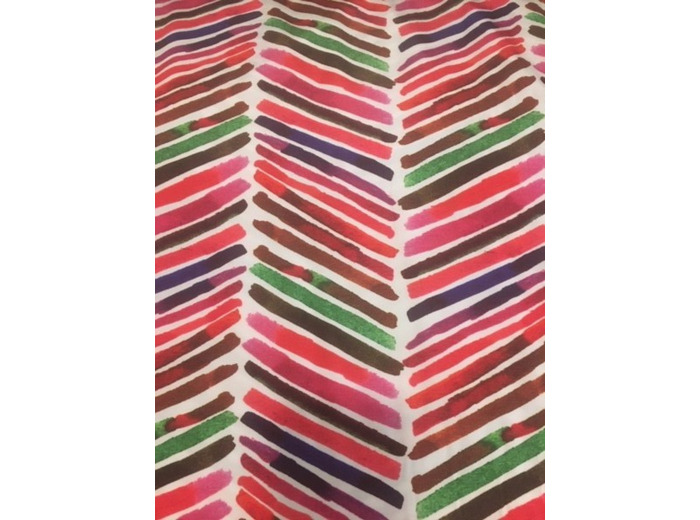 Tissu maille viscose multi couleurs