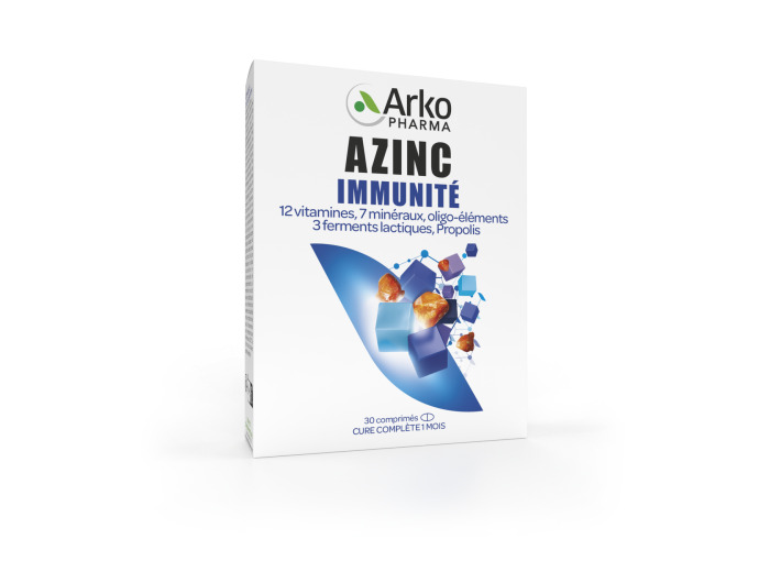 Immunité 30 comprimés Azinc Arkopharma