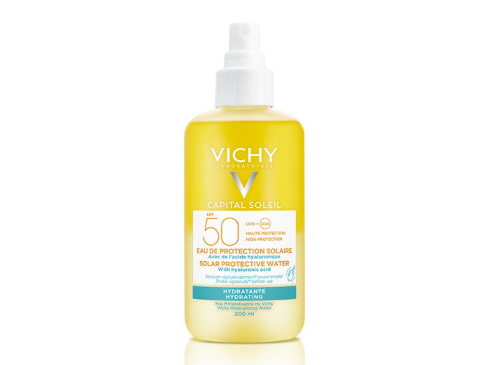 Eau De Protection Solaire Hydratante Spf50 200ml Capital Soleil Vichy