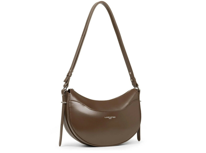 Lancaster Suave Ace Sac Demi Lune 433-28 Marron
