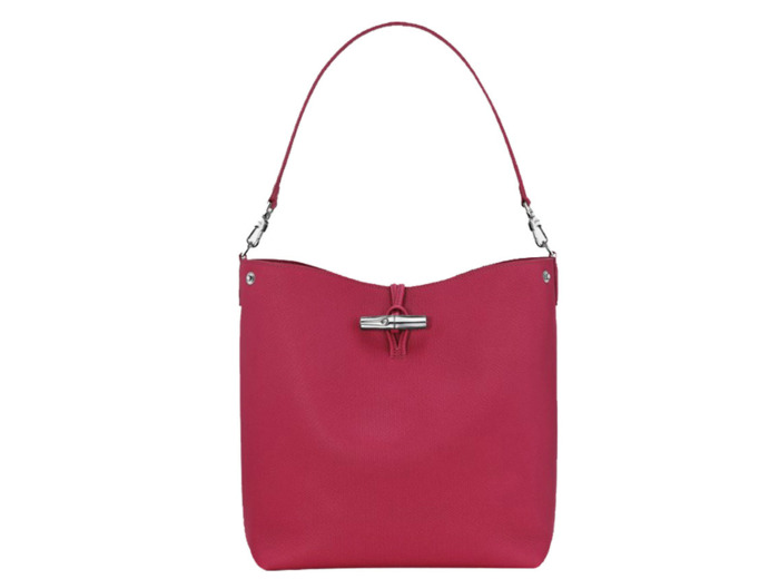 Longchamp Roseau Sac Porté Main M Betterave
