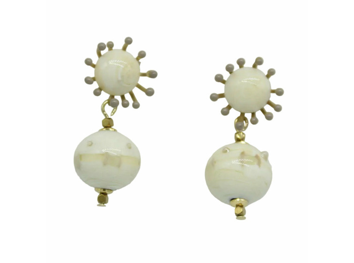 Boucles d'oreilles anémone DUNE