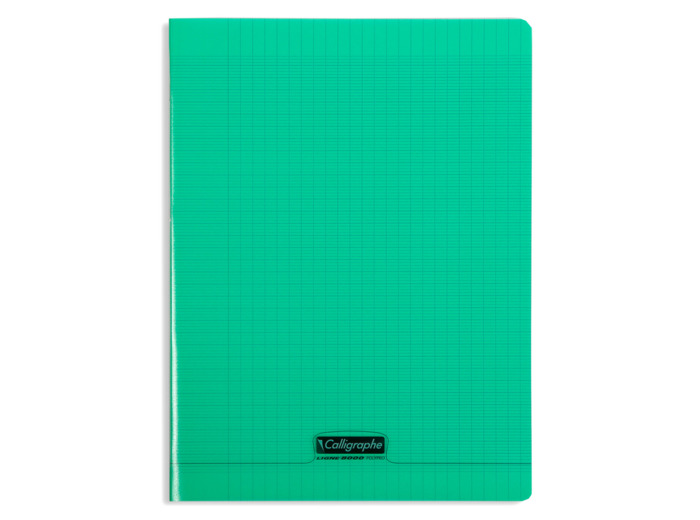 Cahier 24x32 - 96 pages - Séyès - Polypro vert