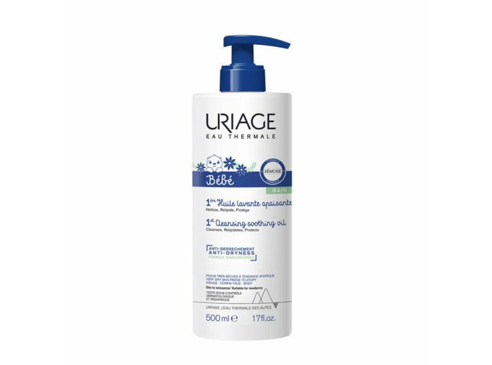 1ere Huile Lavante Apaisante 500ml Bébé Uriage