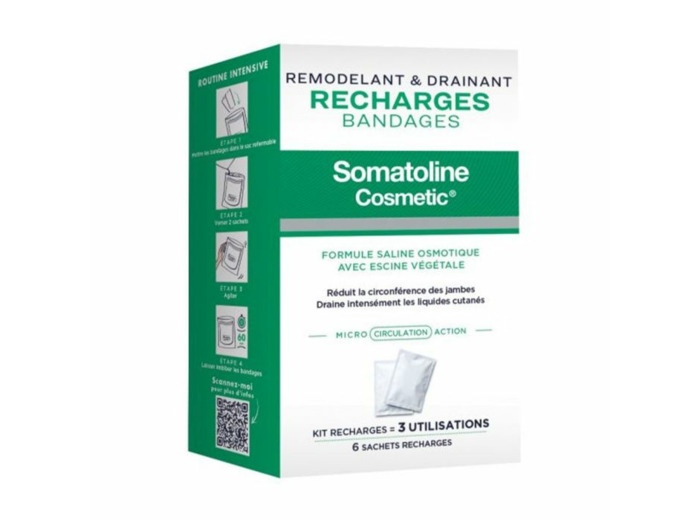 SOMATOLINE RECH BANDAGES 3 UTILISATIONS