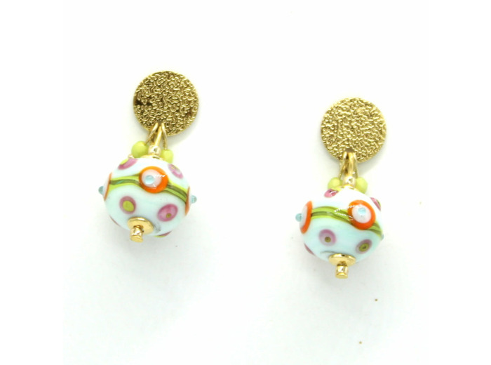 Boucles d'oreilles Citrus Coral