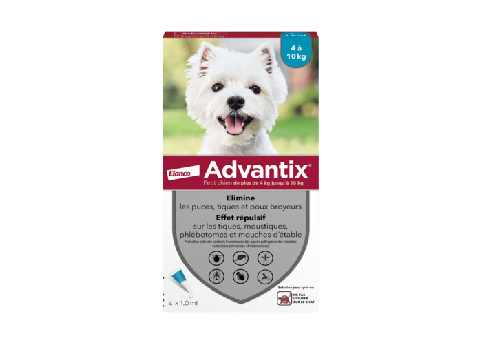ADVANTIX P CHIEN 1ML X4