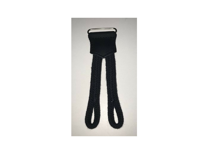 Patte de boutonnage pour bretelles noir